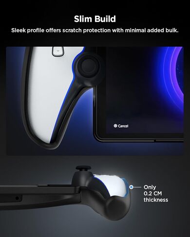 حافظة Spigen رفيعة ومتينة Armor Pro مصممة لحقيبة PlayStation Portal - أسود in Saudi Arabia