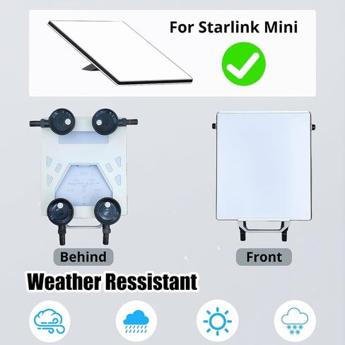 حامل كأس شفط معدني قوي متوافق مع Starlink Mini - كوب شفط عالي التحمل مقاس 3 بوصات للسيارة/RV/القارب - حامل آمن ومقاوم للطقس ومقاوم للاهتزاز لإشارة الأقمار الصناعية المستقرة in Kuwait