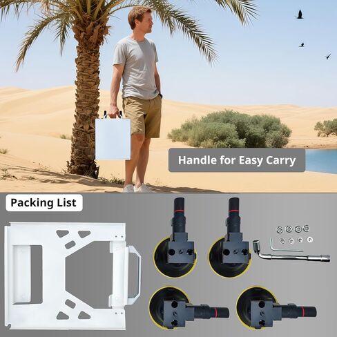 حامل كأس شفط معدني قوي متوافق مع Starlink Mini - كوب شفط عالي التحمل مقاس 3 بوصات للسيارة/RV/القارب - حامل آمن ومقاوم للطقس ومقاوم للاهتزاز لإشارة الأقمار الصناعية المستقرة in Kuwait