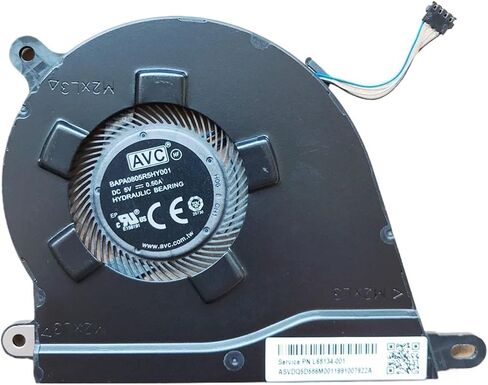 1pcs CPU Cooling Fan Cooler for ND75C07-19A18 DC5V 0.5A 4Pin for HP Pavilion15-DY 15-DY1024 L68134-001 in Saudi Arabia