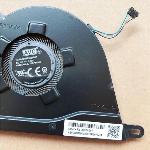 1pcs CPU Cooling Fan Cooler for ND75C07-19A18 DC5V 0.5A 4Pin for HP Pavilion15-DY 15-DY1024 L68134-001 in Saudi Arabia
