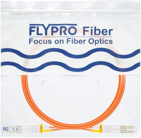 FLYPROFiber- 10M/33ft OM1 LC to LC Fiber Patch Cable, Length Options: 0.2m-100m, 1GB Duplex 62.5/125um Multimode Fiber Optic Cable Cord LSZH 10Meter(33ft) in Saudi Arabia