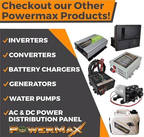 PowerMax POWER CONVERTER - PM3 -15 12 VOLT DC 15 AMP Converter - 3 STAGE Automatic Smart Battery Charger | 13.2V DC, 13.6V DC, 14.4V DC in Saudi Arabia