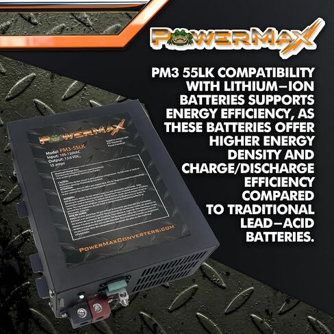 PowerMax POWER CONVERTER - PM3 -15 12 VOLT DC 15 AMP Converter - 3 STAGE Automatic Smart Battery Charger | 13.2V DC, 13.6V DC, 14.4V DC in Saudi Arabia