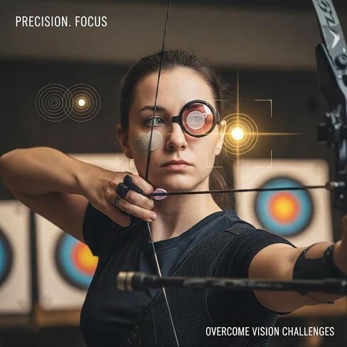 Shooting & Hunting Glasses Patches - 120 Pack 20mm Semi-Transparent Dots to Fix Cross Eye Dominance, Improve Aim & Maintain Peripheral Vision for Target Practice, Archery & Hunting in Saudi Arabia