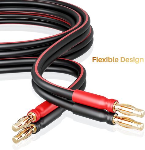 سلك مكبر صوت GearIT x2 10ft 14AWG Y وx1 10ft 12AWG مضفر Y - أطراف مطلية بالذهب أسود - نحاس خالي من الأكسجين (OFC) أبيض in Saudi Arabia