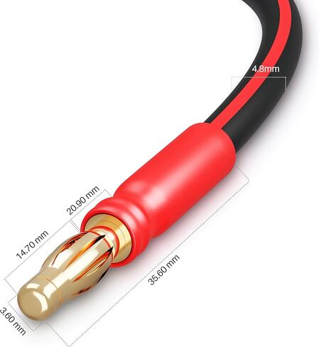 سلك مكبر صوت GearIT x2 10ft 14AWG Y وx1 10ft 12AWG مضفر Y - أطراف مطلية بالذهب أسود - نحاس خالي من الأكسجين (OFC) أبيض in Saudi Arabia