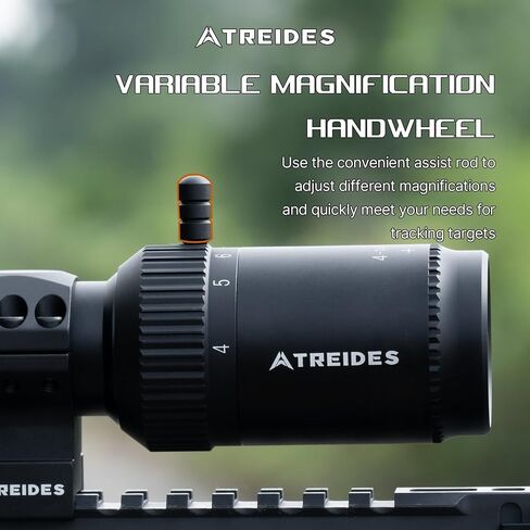 منظار بندقية الصيد ATREIDES 4-14X50 SFIR SFP، بصريات أنبوب الكثبان الرملية 30 مم مع حلقات نطاق السكك الحديدية 20 مم in Kuwait