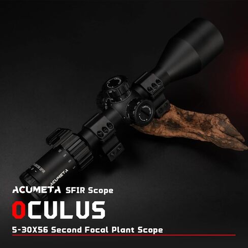 نطاق بندقية Oculus 5-30X56 SFIR SFP، أنبوب 30 مم بصري للصيد مع حلقات نطاق السكك الحديدية 20 مم in Kuwait