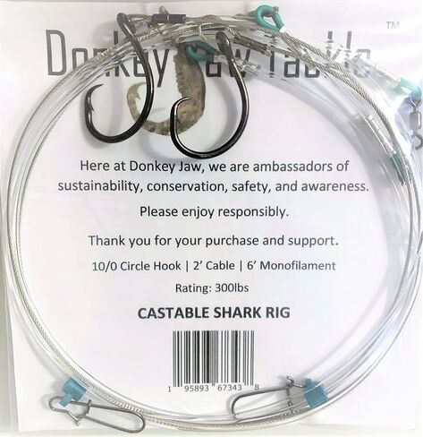 Castable 10/0 Shark Fishing Rig 2 Pack in Saudi Arabia