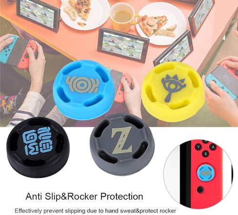 for Switch Silicone hat, Avoid Slip Replacement Joystick Silicone Cover hat for Switch, Thumb Grip for Switch/PS3/PS4 in Saudi Arabia