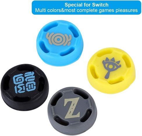 for Switch Silicone hat, Avoid Slip Replacement Joystick Silicone Cover hat for Switch, Thumb Grip for Switch/PS3/PS4 in Saudi Arabia