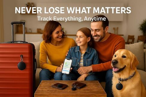 جهاز تعقب بلوتوث ذكي 5 عبوات للاستخدام مع Find My App (iOS فقط) - مفتاح ومحفظة ومحدد موقع الحيوانات الأليفة مع بطارية CR2032 قابلة للاستبدال in Saudi Arabia