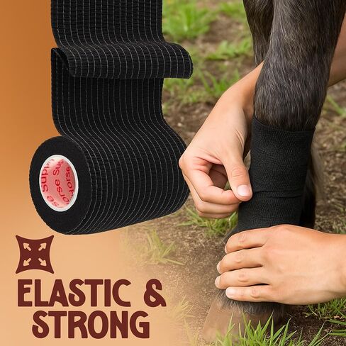 Prairie Horse Supply Vet Wrap Tape Bulk (Assorted Camo Colors) (6 Pack) (4 Inches Wide) Vet Wrap Medical First Aid Tape Self Adhesive Adherent for Ankle Wrist Sprains and Swelling in Saudi Arabia