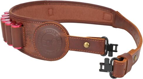 Tourbon Shotgun 12 Gauge Ammo Shell Holder Bandolier Gun Shoulder Strap Sling (Swivels Type 1) in Saudi Arabia