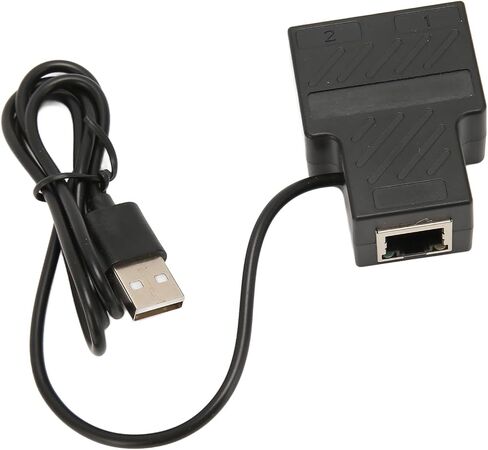 محول فاصل إيثرنت Ciciglow من 1 إلى 2، نقل عالي السرعة 100 ميجابت في الثانية، توصيل وتشغيل موصل شبكة LAN لـ Cat5 Cat5e Cat6 Cat7 Cat8، متوافق مع أجهزة الكمبيوتر وأجهزة الكمبيوتر المحمولة وأجهزة التوجيه، in Kuwait