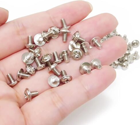 100PCS M3x5 Round Head PC Mounting Computer Screws Silver Computer Case Fixed Motherboard Screw in Saudi Arabia