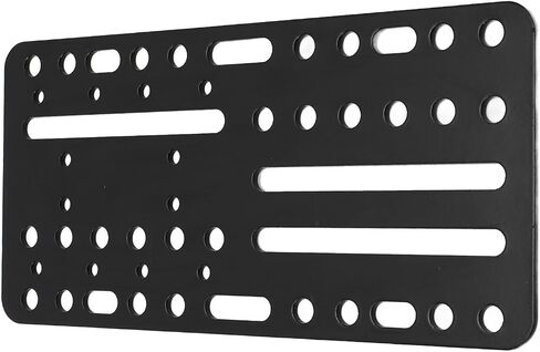 CHICIRIS USB Handbrake Mount Plate Durable Bracket for SIM Racing Shifter for PC Gaming for Racing Enthusiasts Stainless Steel Black in Saudi Arabia