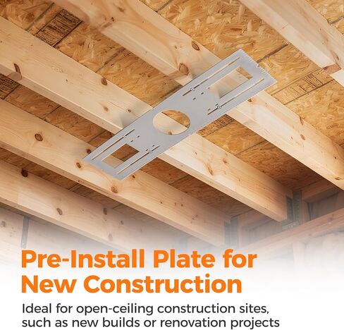 24 حزمة من لوحة تركيب البناء الجديدة لأضواء رقاقة LED مقاس 4 بوصة، ودعامة خشنة من الفولاذ المجلفن مقاس 26 بوصة مع مقياس قياس in Kuwait