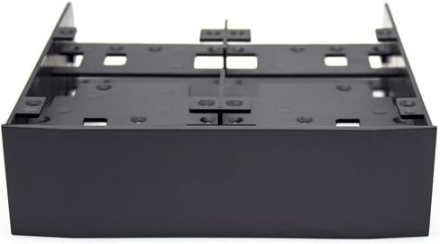 Tyenaza 2.5 3.5 HDD SSD إلى 5.25 Floppy Drive Bay دعامة تثبيت للكمبيوتر باللون الأسود MR8802، لترقية الكمبيوتر الشخصي in Kuwait