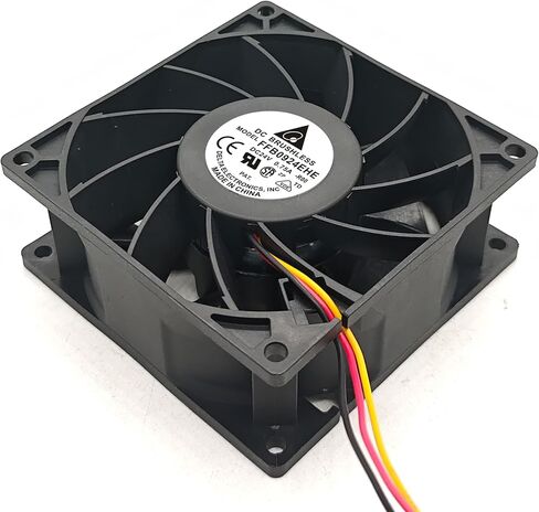 Delta FFB0924EHE F00 92mm x 92mm x 38mm DC 24V 0.45A Dual Ball Bearing 3-Pin B2 PWM Cooling Fan for Server/Industrial Cabinet 3pin-B2 Inverter Fan in Saudi Arabia