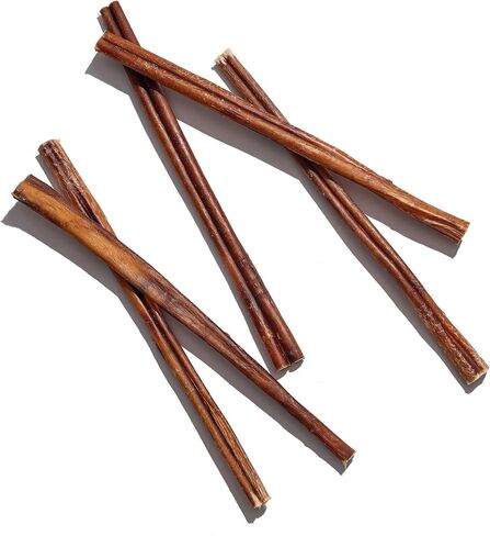 Jack&Pup 6" Bully Sticks Dog Chews | Odor Free Bully Sticks | Single Ingredient, All Natural Pizzle Sticks for Dogs (6oz, 10/12 Sticks) in Saudi Arabia