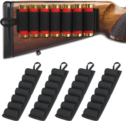 حامل شل البندقية لمقياس 12 و20 مقياس - JulyTek 60 جولة تكتيكية Shotshell Bandolier قابل للتعديل مع 2PCS 7 حوامل شل مستديرة للصيد في الهواء الطلق in Saudi Arabia