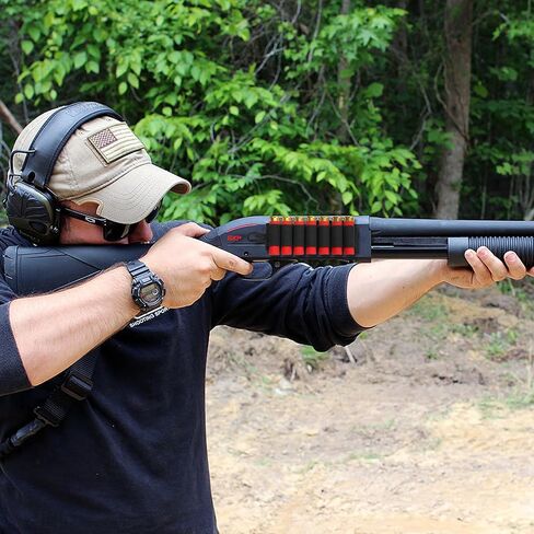 حامل شل البندقية لمقياس 12 و20 مقياس - JulyTek 60 جولة تكتيكية Shotshell Bandolier قابل للتعديل مع 2PCS 7 حوامل شل مستديرة للصيد في الهواء الطلق in Saudi Arabia