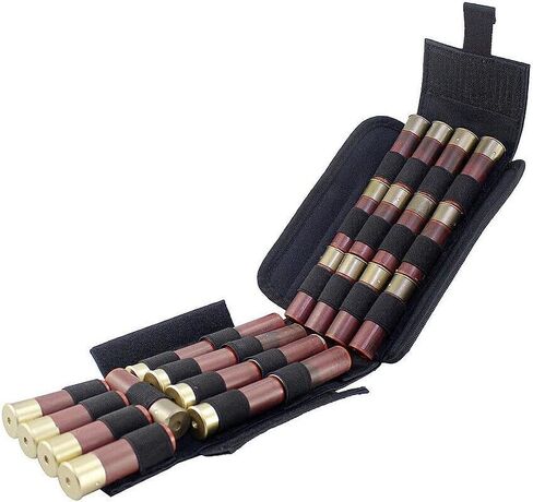 المعدات المتنقلة التكتيكية بندقية قذيفة حقيبة MOLLE التكتيكية 25 طلقة Shotshell الحقيبة حامل المدمجة طوي بندقية إعادة تحميل. بندقية الذخيرة إعادة تحميل الحقيبة الوصول السريع لمدة 12 مقياس / 20G in Kuwait