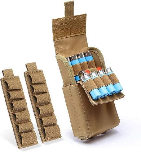 المعدات المتنقلة التكتيكية بندقية قذيفة حقيبة MOLLE التكتيكية 25 طلقة Shotshell الحقيبة حامل المدمجة طوي بندقية إعادة تحميل. بندقية الذخيرة إعادة تحميل الحقيبة الوصول السريع لمدة 12 مقياس / 20G in Kuwait