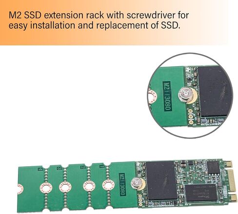 SSD Solid States Drives 2230 2242 2260 to 2280 Extension Bracket Card Transfer Adapter Board Risers Convert SSD Mounting Kit in Saudi Arabia