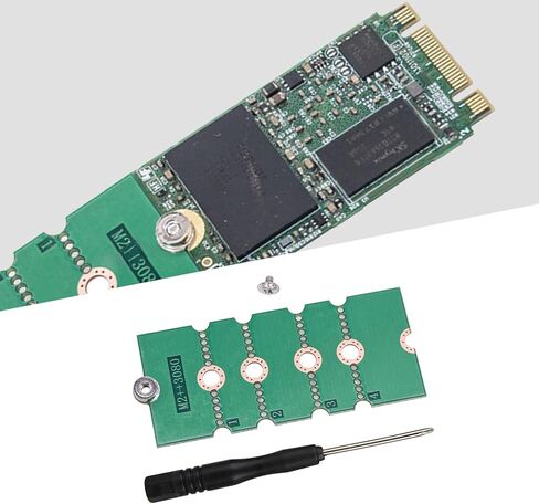 SSD Solid States Drives 2230 2242 2260 to 2280 Extension Bracket Card Transfer Adapter Board Risers Convert SSD Mounting Kit in Saudi Arabia