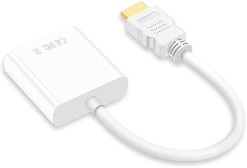 سلك محول فيديو أنثى متوافق مع HDMI إلى V/GA ​​RGB أنثى HDTV M>oni>tor لصندوق تلفزيون الكمبيوتر (المنتج A أسود) in Saudi Arabia