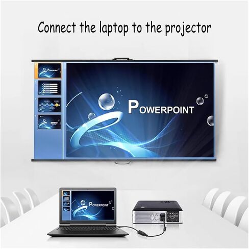 سلك محول فيديو أنثى متوافق مع HDMI إلى V/GA ​​RGB أنثى HDTV M>oni>tor لصندوق تلفزيون الكمبيوتر (المنتج A أسود) in Saudi Arabia