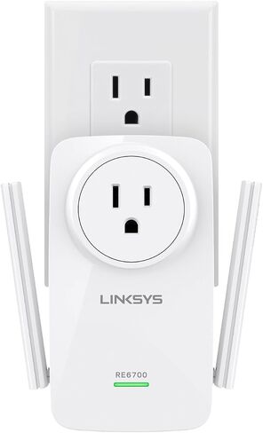 Linksys AC1200 Amplify موسع نطاق Wi-Fi ثنائي النطاق عالي الطاقة (مجدد معتمد) in Saudi Arabia