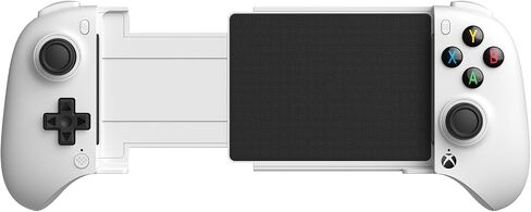 8Bitdo Ultimate Mobile Gaming Bluetooth Controller for iPhone, Apple, Android & Xbox Cloud Gaming with Hall Effect Joysticks/Triggers, 2 Pro Back Buttons, Officially Licensed (White) in Saudi Arabia