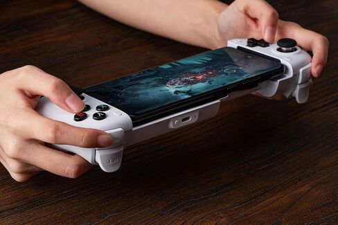 8Bitdo Ultimate Mobile Gaming Bluetooth Controller for iPhone, Apple, Android & Xbox Cloud Gaming with Hall Effect Joysticks/Triggers, 2 Pro Back Buttons, Officially Licensed (White) in Saudi Arabia