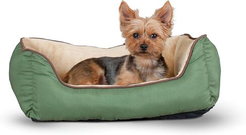 K&H Pet Products Self-Warming Lounge Sleeper Pet Bed Small Gray/Blue 16" x 20" in Saudi Arabia