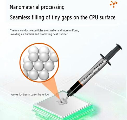 Silver Series D-12 Thermal Paste, High Performance Thermal Paste for Computer Manufacturing Assembly, Ideal for IC/Processor/CPU/GPU/All Coolers (with Scraper, 4g-2 Pack) in Saudi Arabia