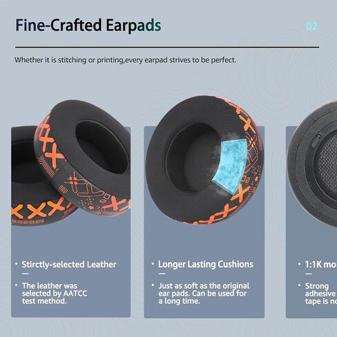 Fabric Replacement Ear Pads for Corsair Virtuoso Gaming Headset, Corsair Virtuoso Earpads Replacement with Soft Fabric & High-Density Memory Foam, Sound Isolation Ear Cushion in Kuwait