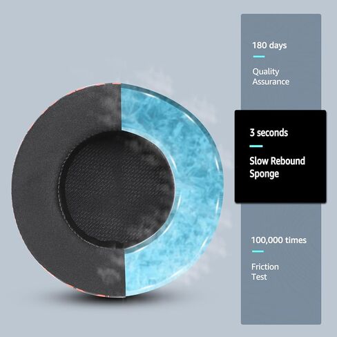 Fabric Replacement Ear Pads for Corsair Virtuoso Gaming Headset, Corsair Virtuoso Earpads Replacement with Soft Fabric & High-Density Memory Foam, Sound Isolation Ear Cushion in Kuwait