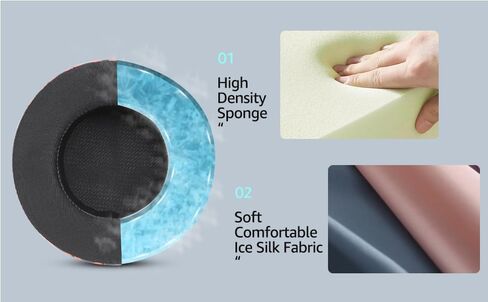 Fabric Replacement Ear Pads for Corsair Virtuoso Gaming Headset, Corsair Virtuoso Earpads Replacement with Soft Fabric & High-Density Memory Foam, Sound Isolation Ear Cushion in Kuwait