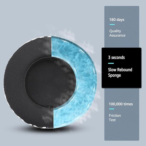 Fabric Replacement Ear Pads for Corsair Virtuoso Gaming Headset, Corsair Virtuoso Earpads Replacement with Soft Fabric & High-Density Memory Foam, Sound Isolation Ear Cushion in Saudi Arabia
