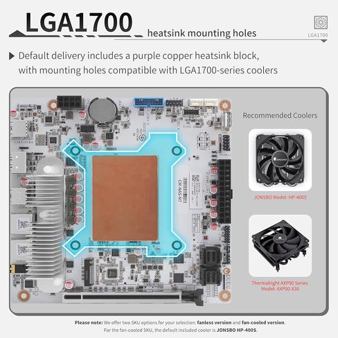 اللوحة الأم N7 8-Bay NAS Mini ITX LGA1700 معالج AMD 8845HS (8C/16T)، 2 × 10 جيجا منافذ RJ45، 2 * SO-DIMM DDR5 MAX 96G، 2 * M.2 NVMe (PCIe 4.0 x4)، 8 * SATA، 3 * USB3.2Gen1، Type-C USB4 20 جيجابت في الثانية، شاشة ثلاثية 4k/8K in Kuwait