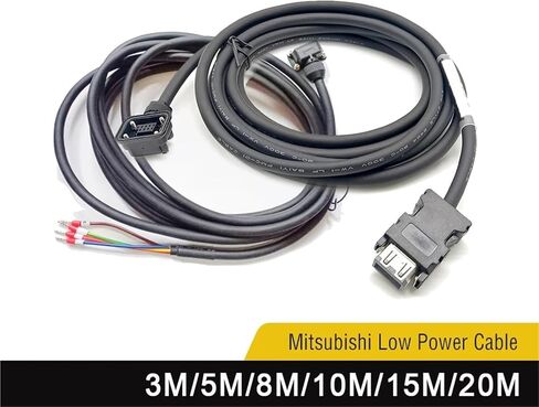 كابل طاقة محرك سيرفو منخفض الطاقة Je J3 J4 Mr-pws1cbl3m-a1-l كابل التشفير Mr-j3encbl3m-a1-l 3m 5m 8m 10m 15m 20m (كابل التشفير، 5M) in Saudi Arabia
