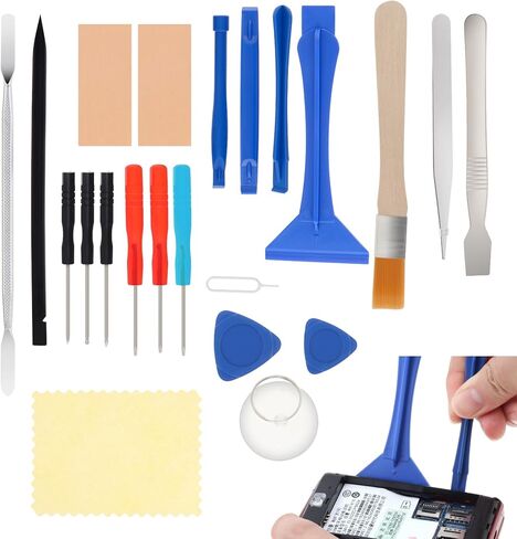 أداة فتح احترافية آمنة 22 في 1، مجموعة أدوات يدوية لإصلاح مفكات براغي الهاتف المحمول لهواتف iPhone، والهاتف الخلوي الذكي، والكمبيوتر المحمول، والكمبيوتر اللوحي in Saudi Arabia