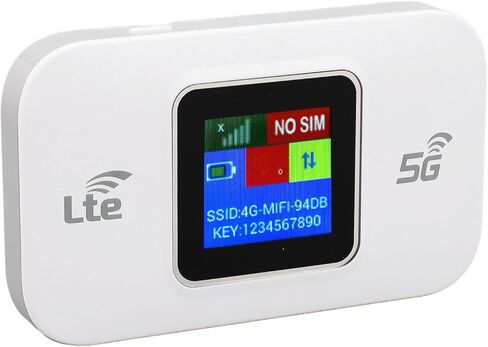 Keenso محمول 4G LTE مودم WiFi 300Mbps شاشة ملونة عالية السرعة 4G موبايل واي فاي راوتر للهاتف اللوحي in Saudi Arabia