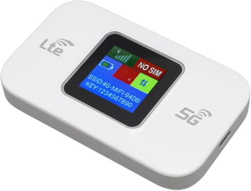 Keenso محمول 4G LTE مودم WiFi 300Mbps شاشة ملونة عالية السرعة 4G موبايل واي فاي راوتر للهاتف اللوحي in Saudi Arabia