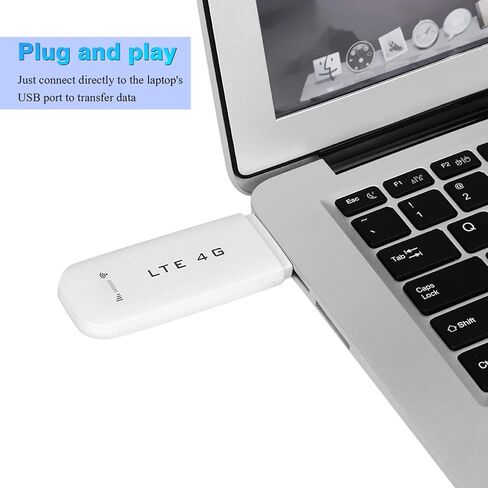 VBESTLIFE 4G LTE USB WiFi Dongle & Mobile Hotspot Router، مودم محمول مع فتحة بطاقة SIM، للسفر والعمل (مع WiFi) in Saudi Arabia