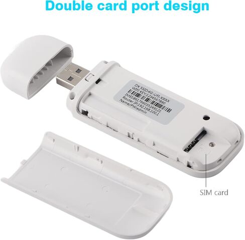VBESTLIFE 4G LTE USB WiFi Dongle & Mobile Hotspot Router، مودم محمول مع فتحة بطاقة SIM، للسفر والعمل (مع WiFi) in Saudi Arabia